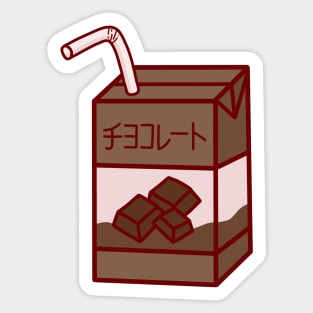 Chocolate Milk Box Sticker